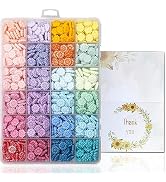 700pcs Wax Seal Beads 24 Color Sealing Wax Beads Sunflower Wax Seal Beads for Wedding Invitations...