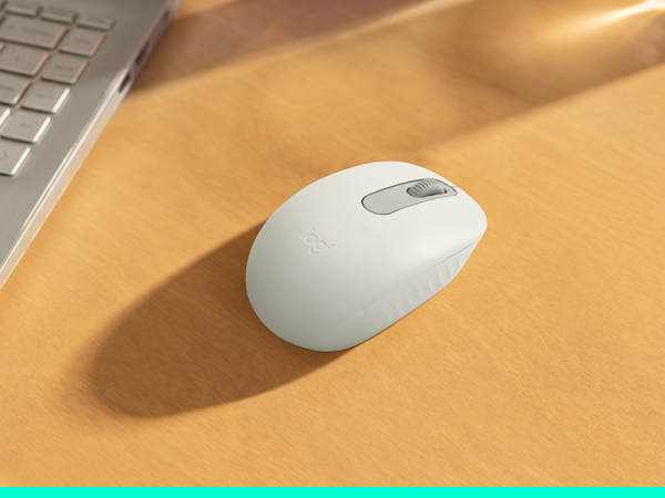 m196 wireless compact white mouse