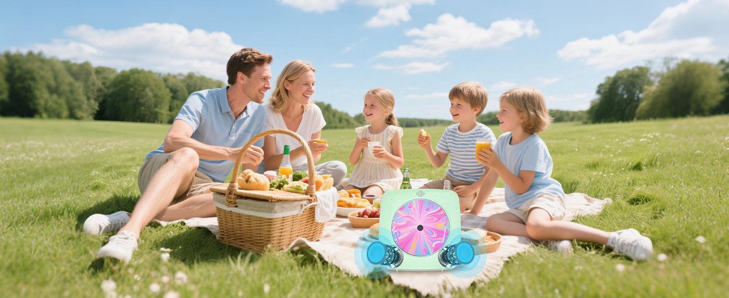 CD Player with Speakers