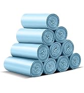 2.6 Gallon Trash Bags, 150 Count Small Trash Can Liners for Bathroom or Livingroom, Blue 2 Gallon...