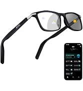 2026 Al Smart Glasses, Bluetooth Translation Glasses with 164 Languages | Color-Change Lens, Musi...