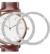 UKCOCO Bezel Ring Styling Compatible with Galaxy Watch 42mm, 2pcs Gear Crystal Bling Diamond Adhe...