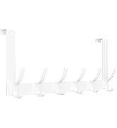 Optish Over The Door Hooks, Door Hanger Hooks for Hanging, Over The Doors Towel Racks for Bathroo...