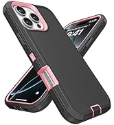Jelanry Case for iPhone 16 Pro Max 5G 6.9-inch, Heavy Duty Rugged & Dual-Layer Shockproof Droppro...