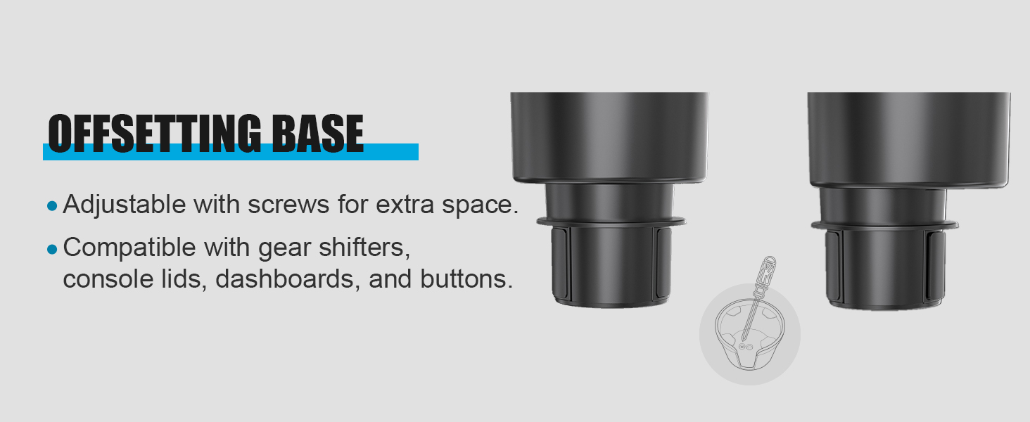 Upgraded Car Cup Holder Expander