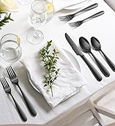 black silverwares for 12
