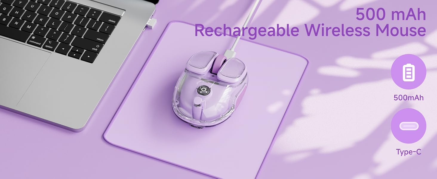 500 mAh Rechargeble
