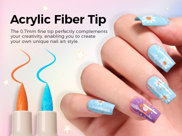 Nail Point Dotting Liner Pen, 3D DIY Manicure Tools, Nail Design Kit