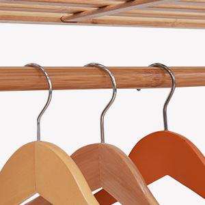 cloth hanging rod coat rack
