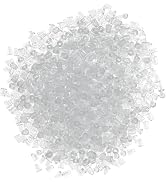 Clear Set of 1000 Glasses Plastic Groove Cover Cap Screws Cap Set for Eyeglass Repair Kits