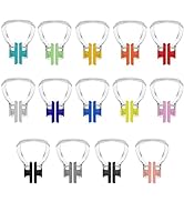 Hurdilen Swimming Nose Clip, 14 Packs Swim Nose Plugs with Waterproof Silica Gel for Kids (Age 7+...