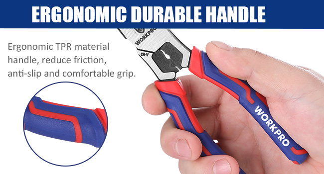 NON-SLIP COMFORTABLE HANDLES faster efficiency more comfortable use wire cutters hand tools