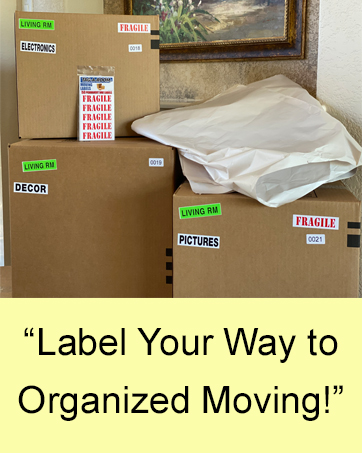 moving labels packing supplies