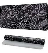Laokiiy Desk Mat, Desk Pad Dual Leather Sided Desktop Mat for Office and Home,Desk Organization a...