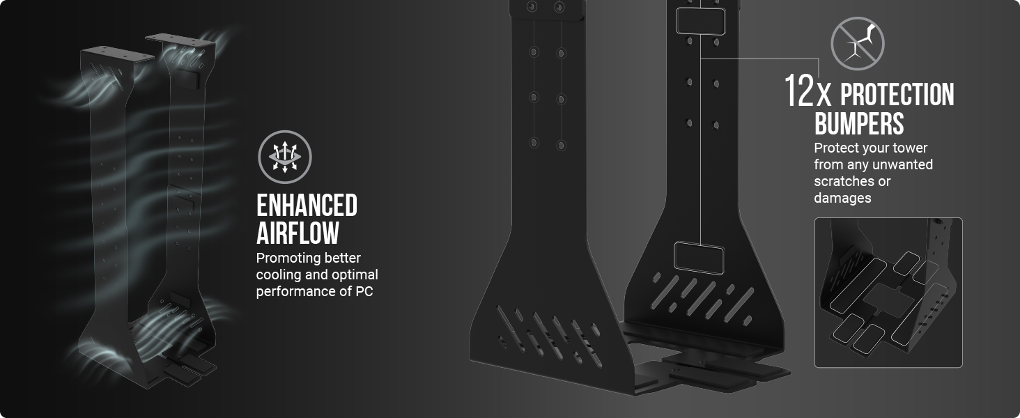 pc-holder under desk