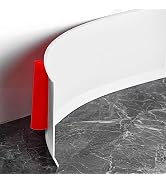 Flexible Baseboard Molding Trim, 4 Inch Self-Adhesive Vinyl Wall Base, Peel and Stick Cove Base, ...