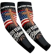 Aegend USA 250th America Flag Arm Sleeves, Cooling Sun Protection Tattoo Cover Sleeve for Men/Women