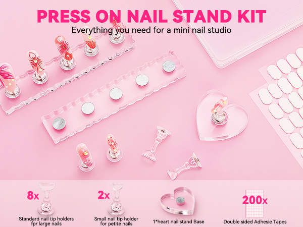 nail stand holder nail pratice fingernails hand painting toenails display false fake nails tips