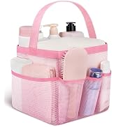 Attmu Mesh Shower Caddy Portable for College Dorm Room Essentials with 8 Pockets, Hanging Shower ...