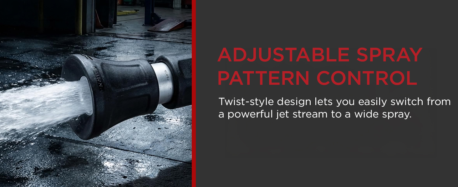 Adjustable Spray Pattern Control