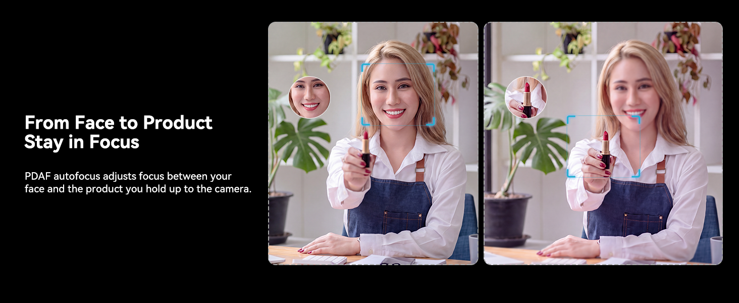 From Face to Product, Stay in Focus