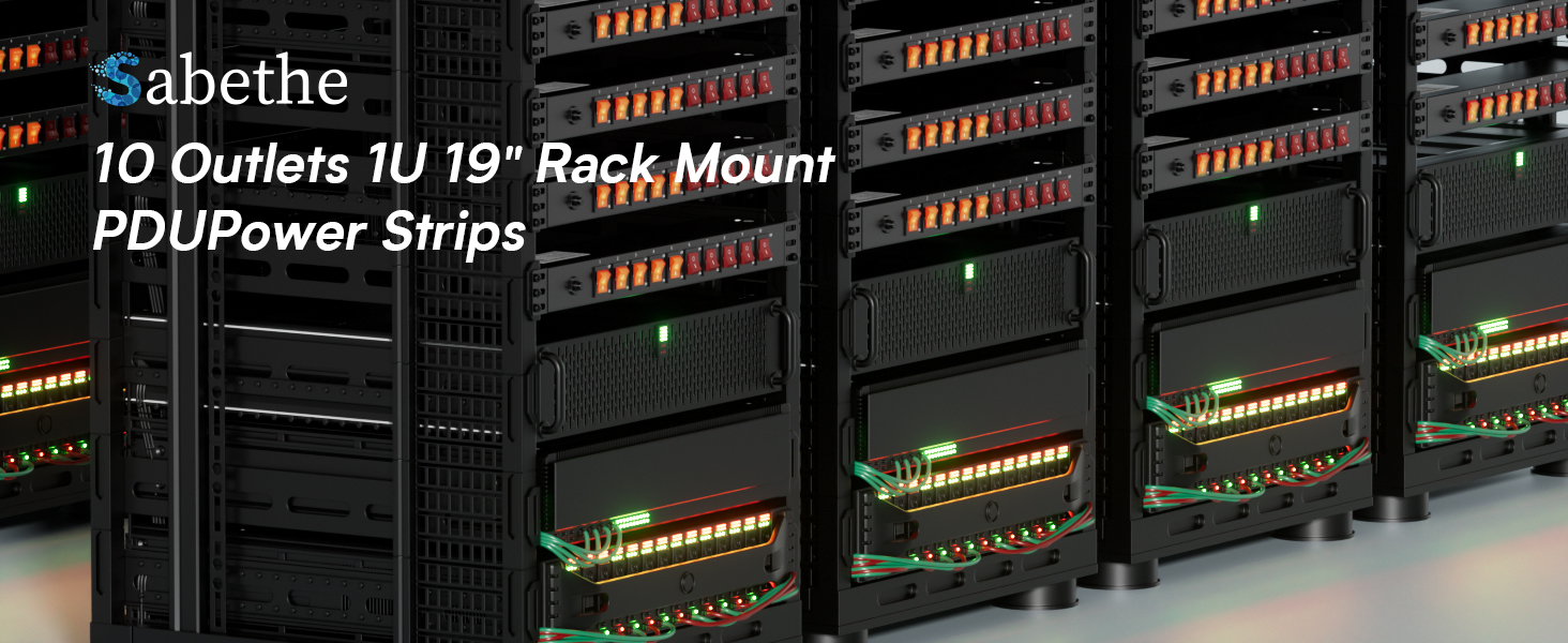 PDU Horizontal Rackmount Power Strip