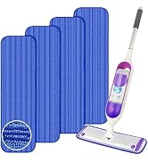 Reusable Mop Refills Pads for Swiffer PowerMop, 4 Pack Power Mop Refill Pads Microfiber Power Mop...