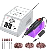 LAVAED Professional Electric Nail Drill Machine Nails File Electric Nail Drill Kit Low Noise Vibr...