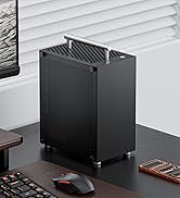 Mini ITX PC Case, Support SFX SFX-L PSU, 70mm CPU Cooler & 206mm GPU, Portable Small Form Factor ...