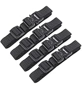 Vigorport Utility Straps with Quick Release Metal Buckle, Nylon Backpack Accessory Sleeping Bag S...