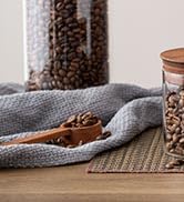 Coffee Canister with Wooden Lids