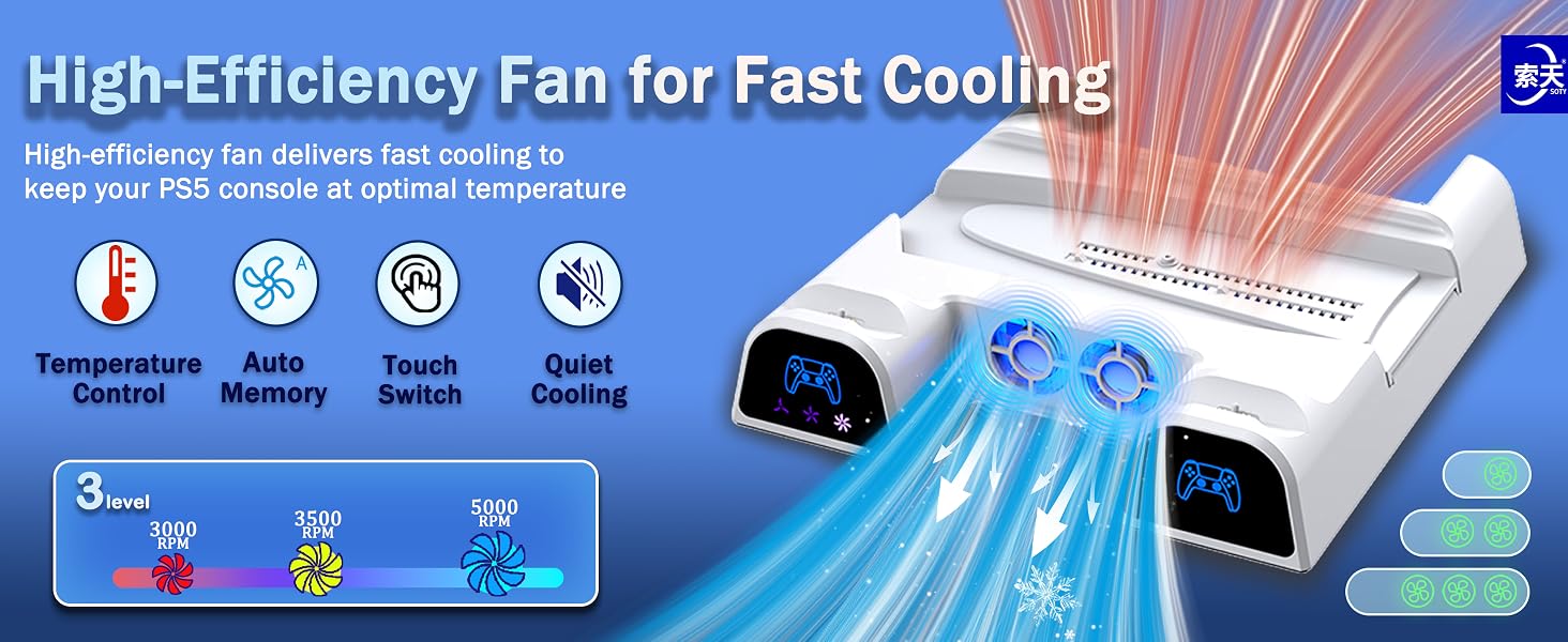 3-speed rapid cooling