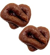 Senyango 2Pcs Fake Poopy Toy, Brown Realistic Fake Poop, Novelty Floating Fake Poop Toys for Apri...