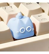 Tapbloom Artisan Keycaps, Cute Cat Custom Key Caps for MX Mechanical Keyboard, Resin Handmade 1U ...