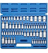 NEIKO 10083A Master Torx Bit Socket and External Torx Socket Set, S2 and CrV Steel, Supreme Torqu...