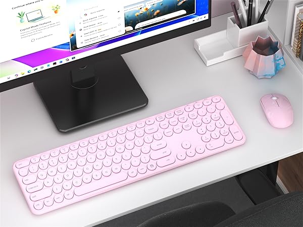 Wireless Keyboard & Mouse Set for the Modern Desk