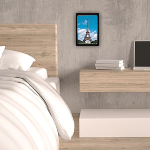 5x7 picture frame 5x7 frame 5 x 7 frame black photo clear plexiglass with mat for wall and tabletop