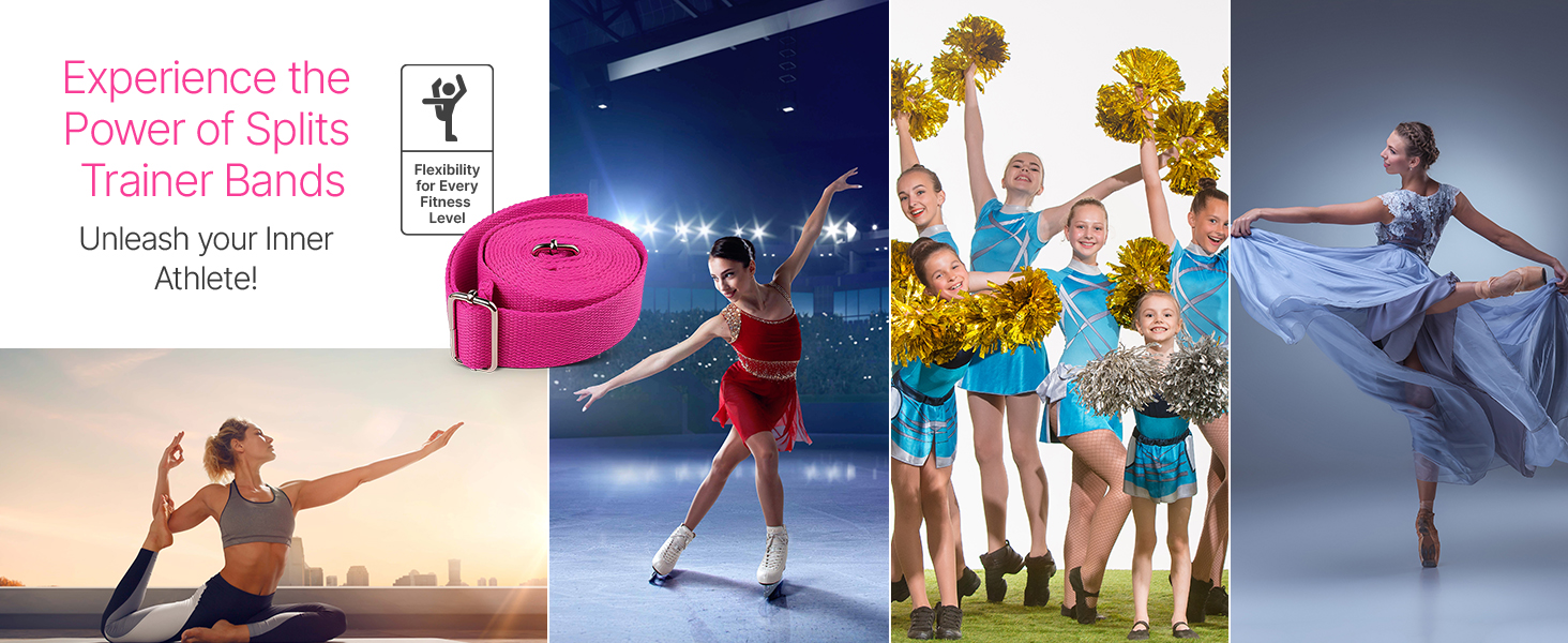 leg stretcher strap gymnastics equipment leg stretcher leg bands cheer stuff cheerleading