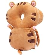 JunNeng Baby Walker Head Protector Backpack Wear,Toddler Head Protection Safety Pad,Tiger New