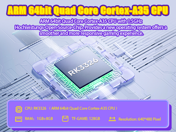 New Upgrade R36T RetroHandheldGameConsole