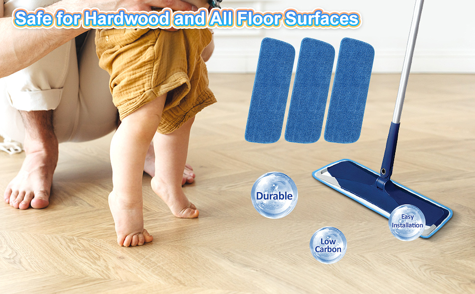 Universal Flat Spray Mop Pads