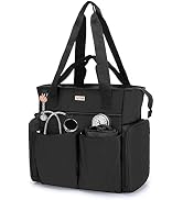 LoDrid Nurse Bag with Bottom Padded Pad, Nursing Bags for Nurses, Medical Work Bag with 15.6” Lap...