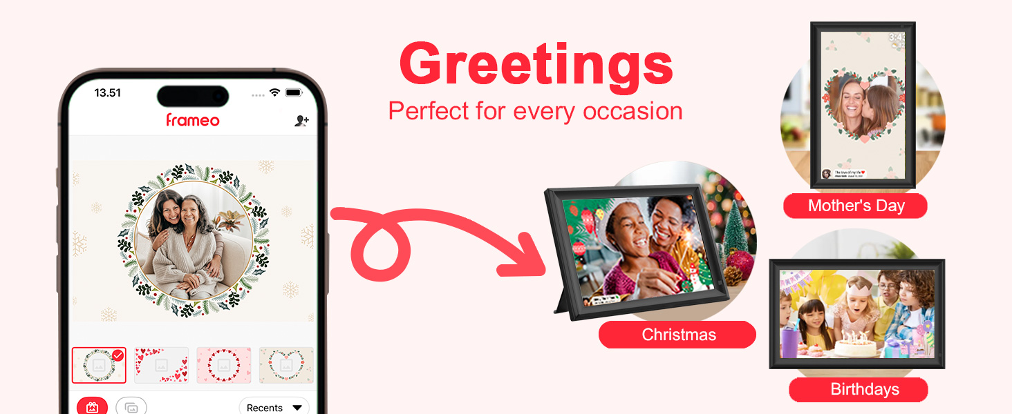 frameo digital picture frame ,digital photo frame