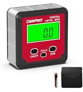 GemRed Digital Angle Gauge (Aluminum-with Hold Function)