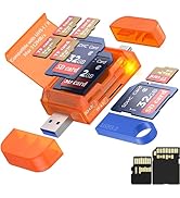 JOOPSHEE USB Type C 3.0 3.1 SD&MicroSD 4.0 Card Reader,High-Speed 312MB/s UHS-II Dual Slot Extern...