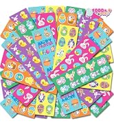 ArtCreativity Assorted Easter Stickers for Kids - 100 Sheets with Over 1000 Stickers - Assorted V...