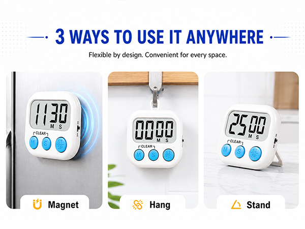 Digital Kitchen Timers for cooking