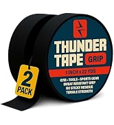 Thunder Tape 2 Pk Grip Tape - Cloth Grip Tape for Pull Up Bars, Sports, Tools, Handles, Bats, Rac...