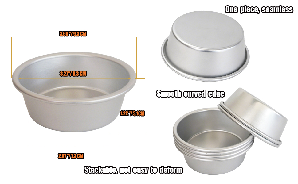 Small Size Fixed Bottom Tartlet Tin