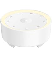 Kipcush White Noise Machine | Center-Concave for Easy Blind-Touch Night Light | 21 Soothing Sound...